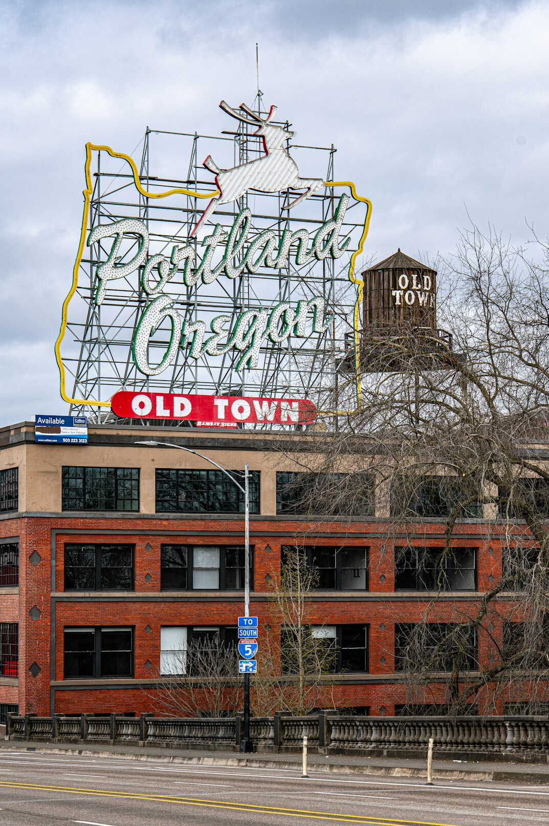 old billboard sign