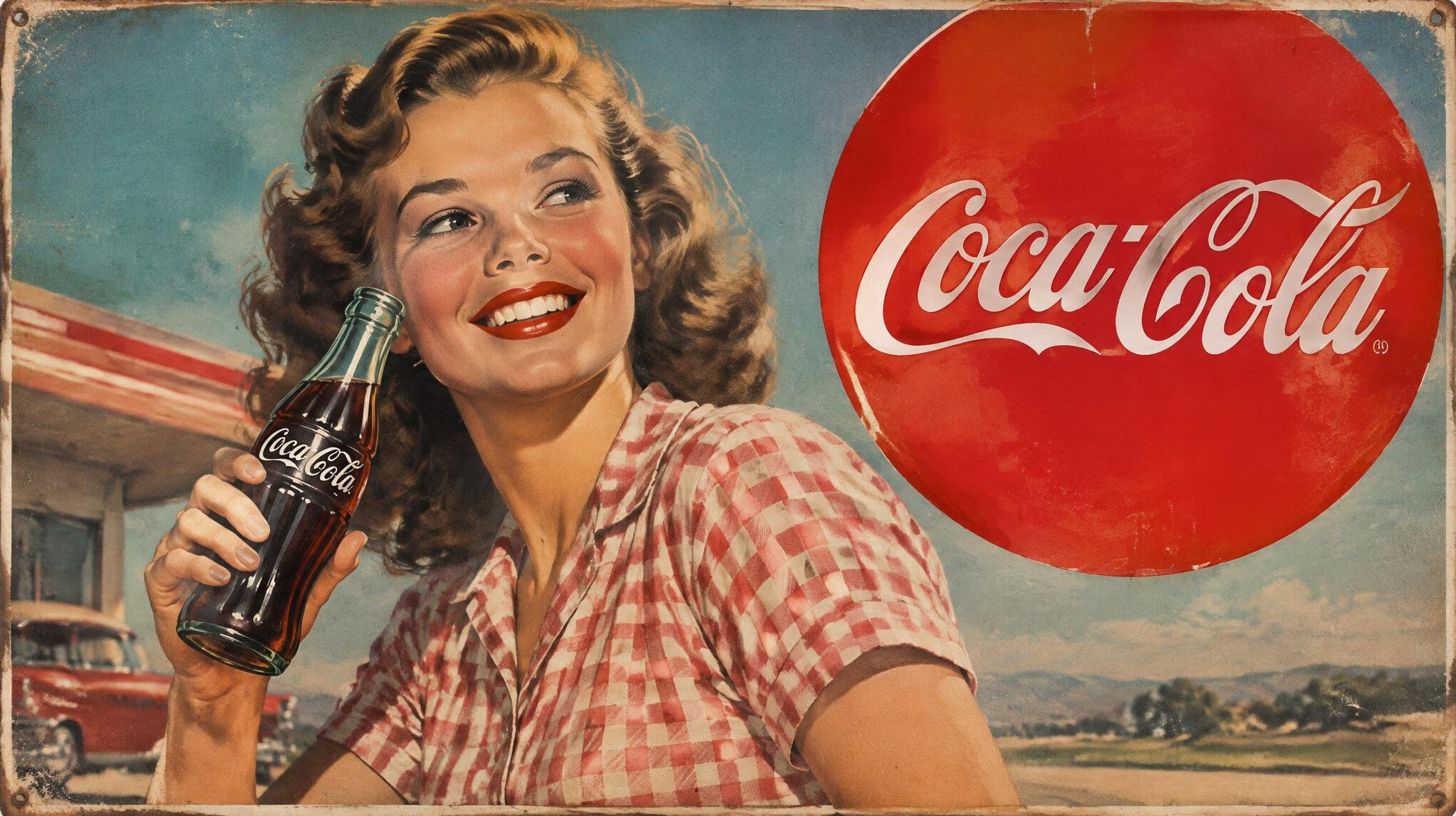 vintage coca cola poster